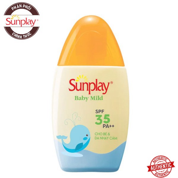 [Khuyến mãi Mỹ phẩm chính hãng] Kem Chống Nắng Dành Cho Bé Và Da Nhạy Cảm Sunplay Baby Mild SPF36/PA++ 30g