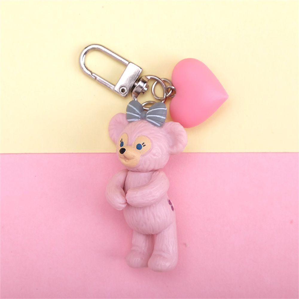 Móc Khóa Hình Thỏ Duffy Màu Ngà Thời Trang