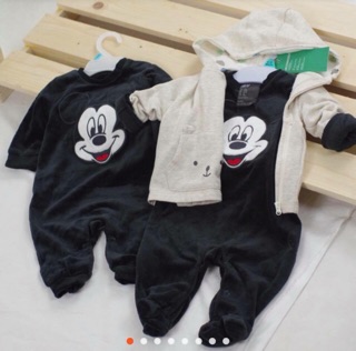 Body cotton dài có nón hàng Old navy