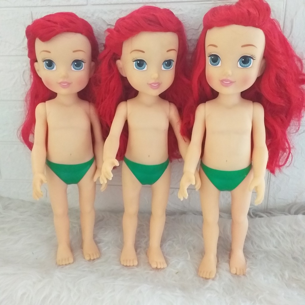 Búp Bê Công Chúa Ariel Disney Toddler phiên bản gầy 39 cm - 16 inch Doll