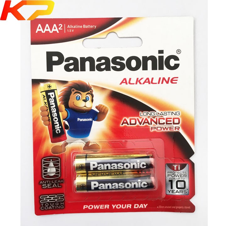 Pin panasonic AAA alkaline ( vỉ 2 viên )