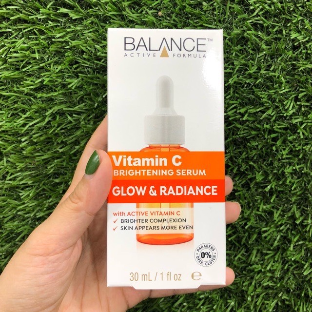 Serum Balance Vitamin C Dưỡng Trắng Da Mặt-Cấp Ẩm-Ngừa Mụn-Chống Lão Hoá Hyaluronic Gold Collagen Niacinamide