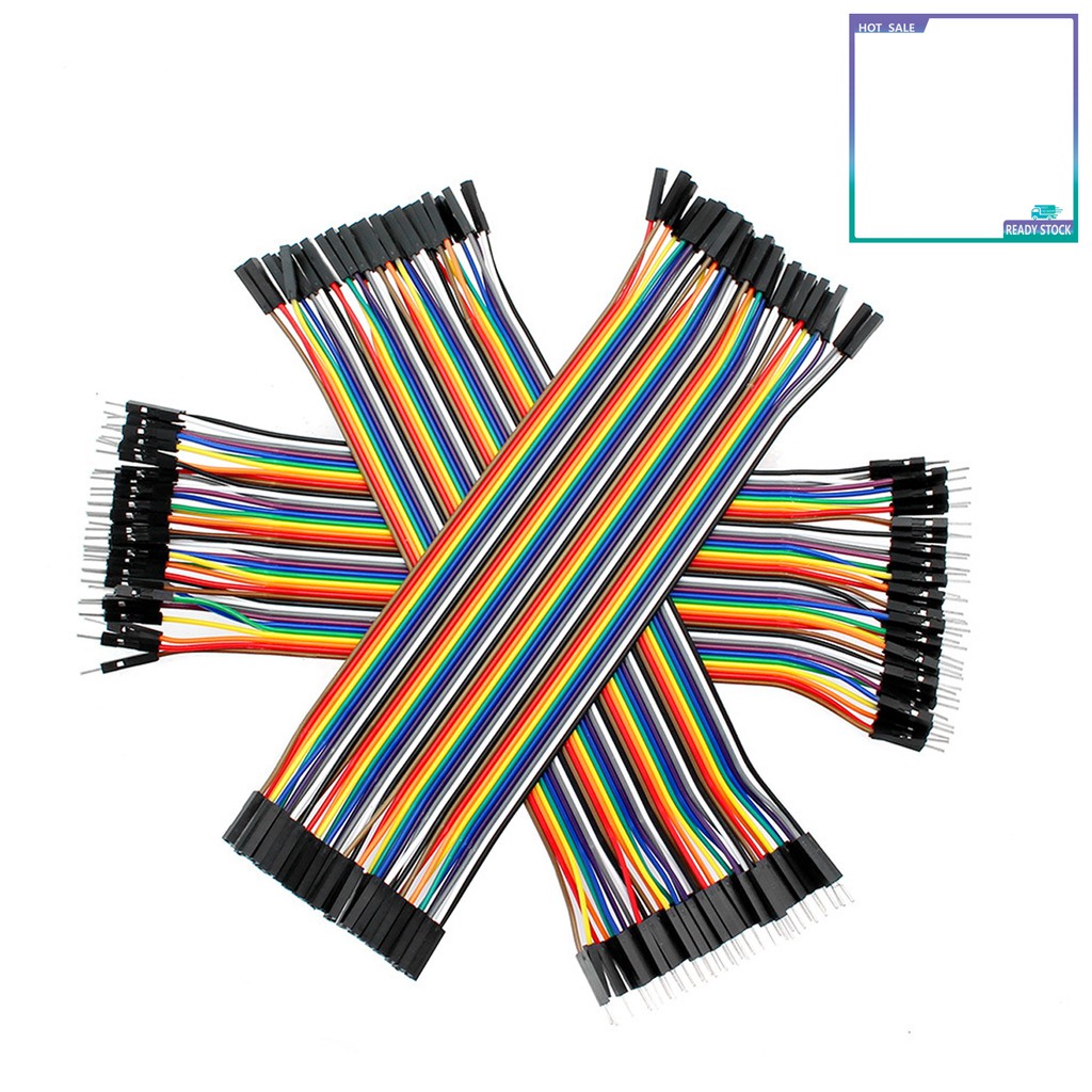 40 Dây Cáp 20m M-m M-f F-f Cho Arduino