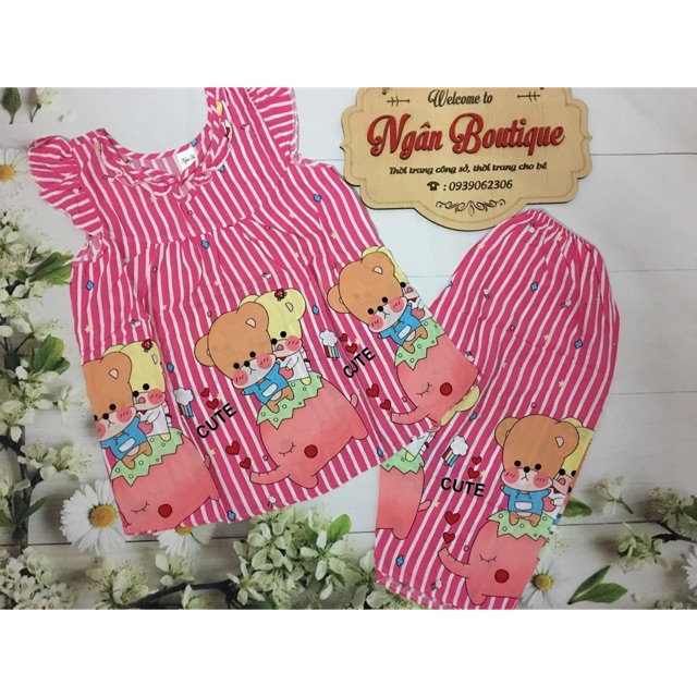 Combo 3 Bộ Ton bé gái (Size đại)