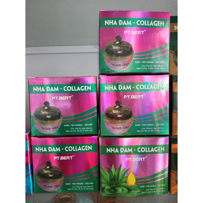 PT bert nha đam collagen nám, tàn nhang, đồi mồi , sẽ khít lỗ chân lông