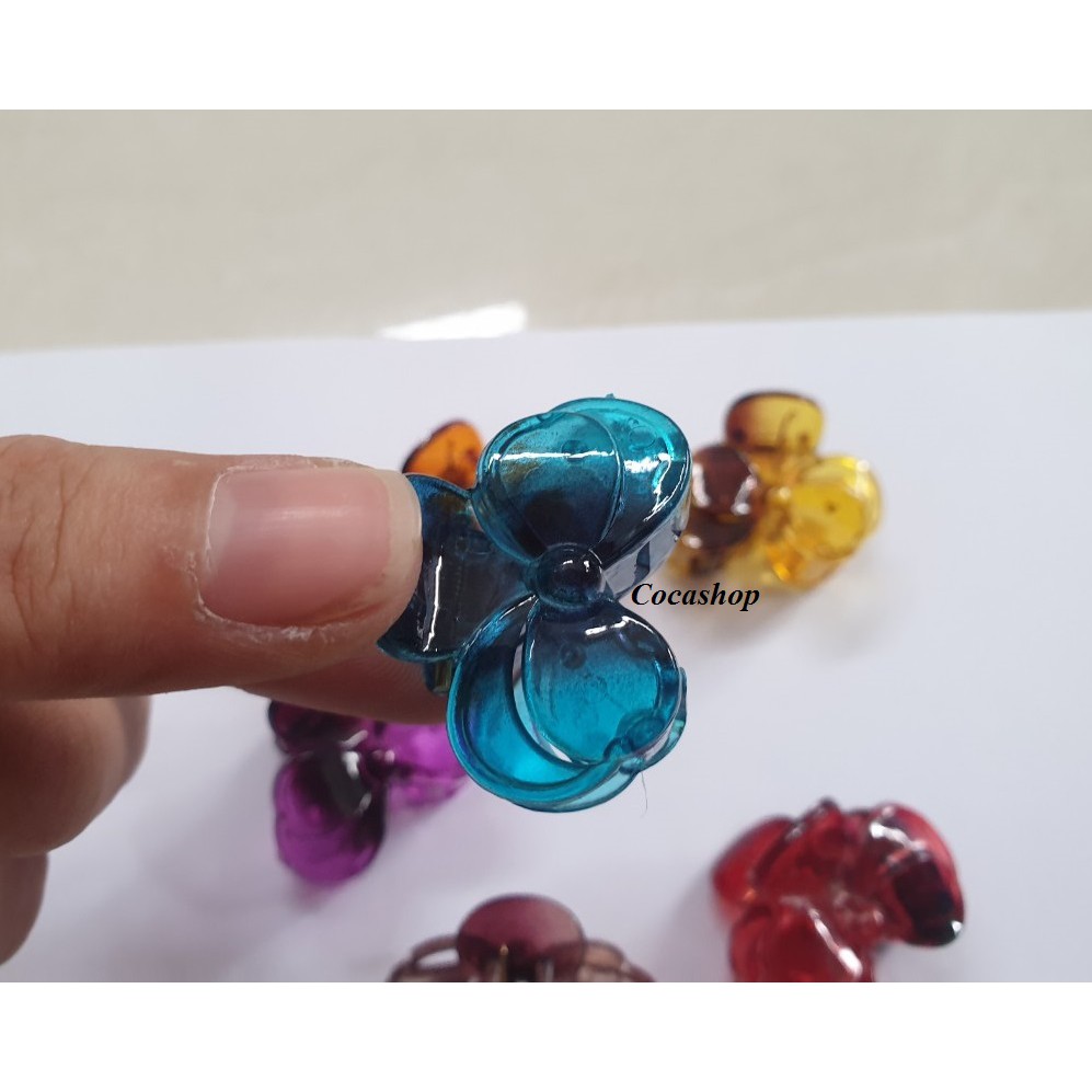 SET 3 CÁI GẤP TÓC MINI NHIỀU MÀU TRONG HÌNH NƠ CHO BẠN GÁI, GẤP NỮA TÓC HÌNH NƠ CHO BẠN GÁI