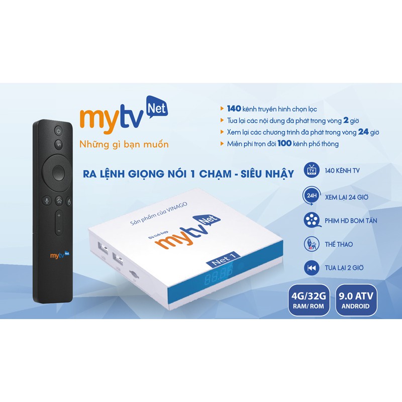 Android MYTV box net 2G ( hàng chính hãng )