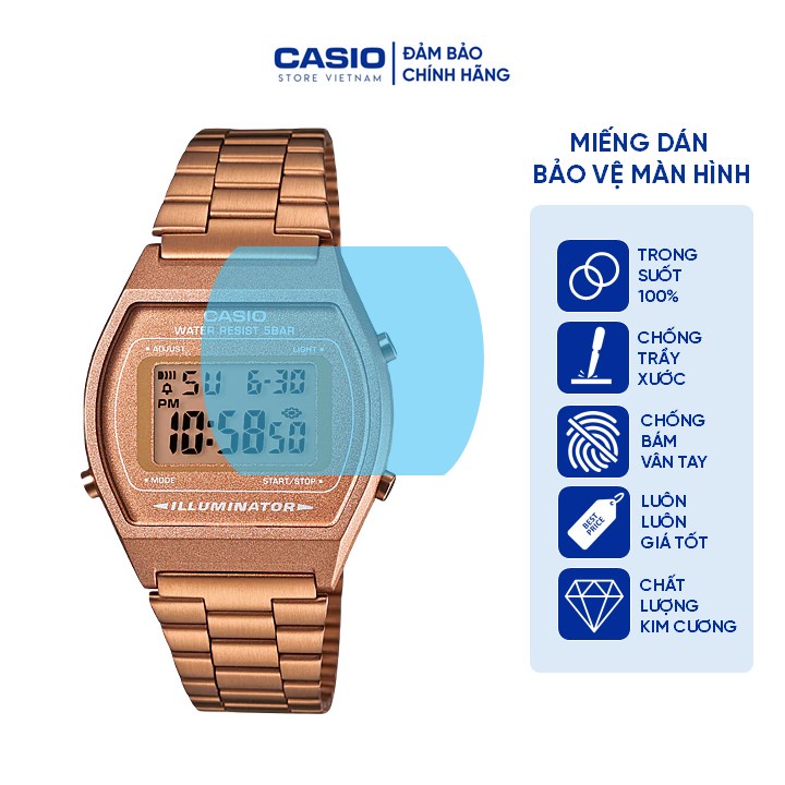 Miếng dán màn hình đồng hồ Casio - Dùng cho đồng hồ Casio B640, LW204