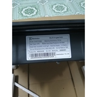 Bếp ga âm Electrolux EHG 723BA [Hàng trưng bày]