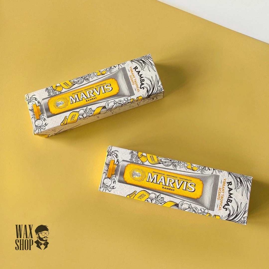 Kem Đánh Răng Marvis - Rambas Phiên Bản Limited Edition (Italia)  [Nội Địa Ý]   Giúp Làm Trắng Răng, Đánh Bật Mảng Bá