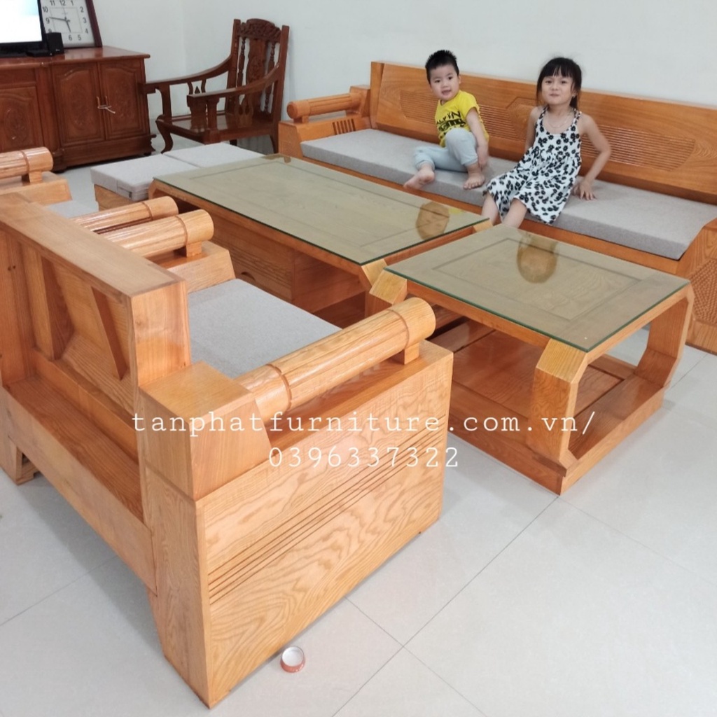 Bàn ghế phòng khách cao cấp Kim Cương Đối