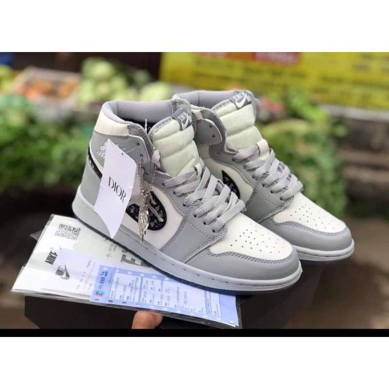 Giày thể thao  𝙅.𝙙1 đế bằng  sneaker cổ cao , size 36-43