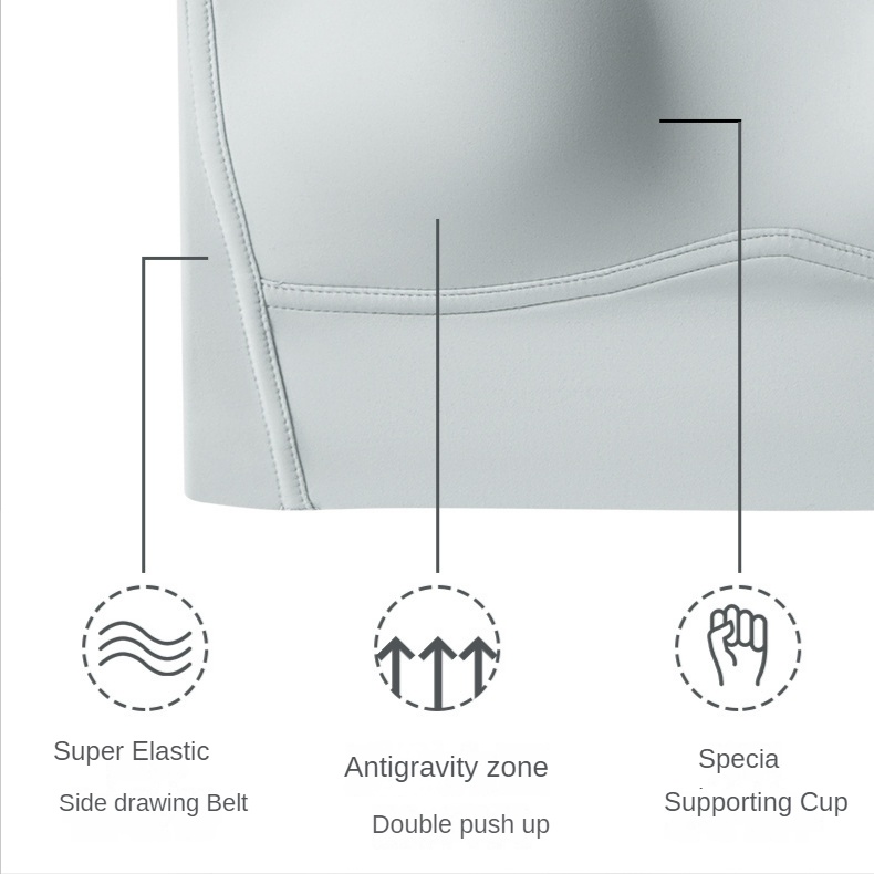 Mới Áo Ngực Ống Không Dây Không Đường May Có Đệm Nâng Ngực Tháo Rời Được