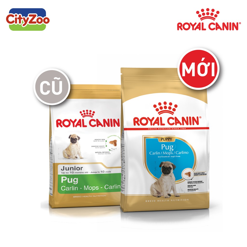 Thức ăn hạt Royal Canin Pug Puppy cho chó con