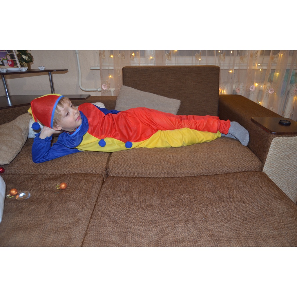 Thiếu nhi ăn mặc ưa thích trang phục chú hề cosplay cho rạp xiếc trẻ em với mũ và mũi quần áo jumpsuit