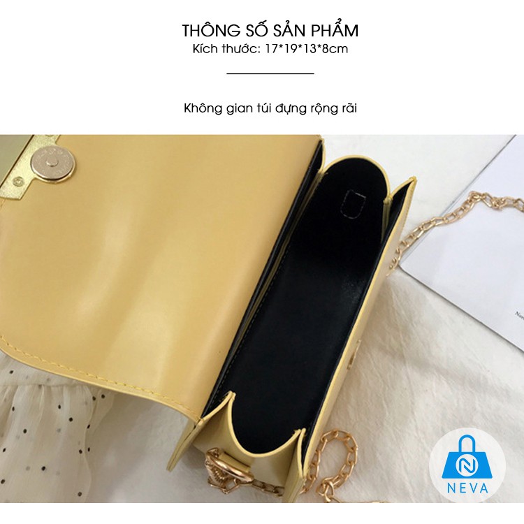 (HOT) Túi Nữ Vuông Nhỏ Xinh Kiểu Dáng Hàn Quốc NEVA613