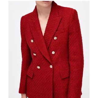 ÁO VEST DẠ TWEED ZARA AUTHENTIC TUỒN STORE