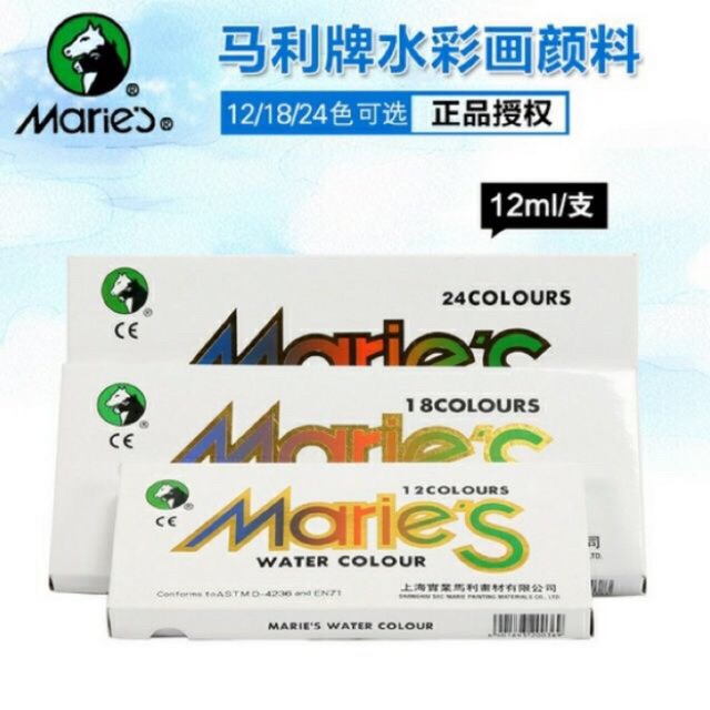 Màu nước marie 12m;18m;24m