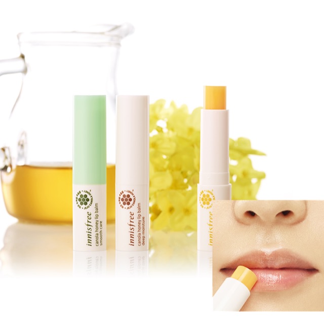 son dưỡng môi không màu cao cấp innisfree honey lip balm hàn quốc