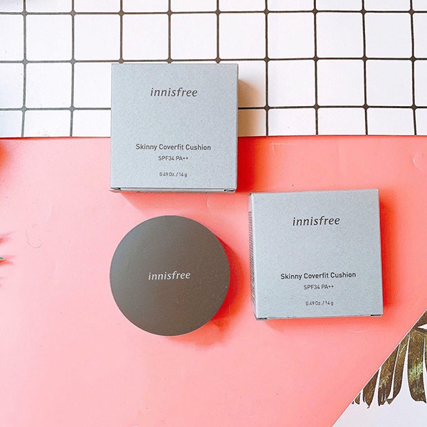 Phấn Nước Siêu Kiềm Dầu Innisfree Skinny Coverfit Cushion 14g | BigBuy360 - bigbuy360.vn