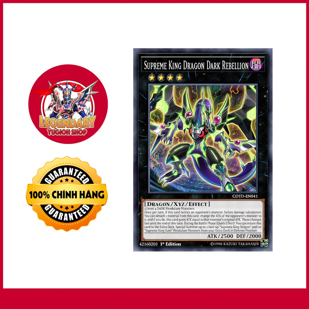 EN-JP]Thẻ Bài Yugioh Chính Hãng] Supreme King Dragon Dark Rebellion