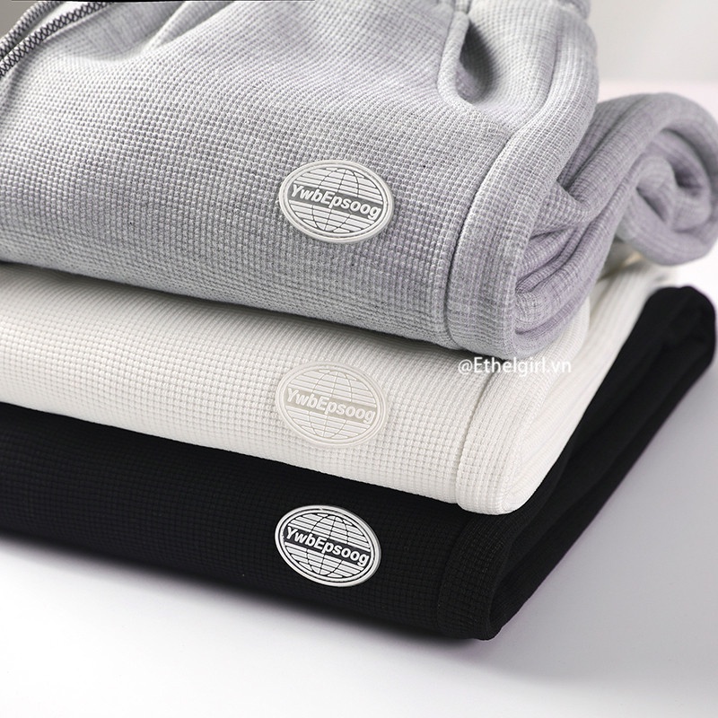 Quần Dài Thể Thao Lưng Cao Ống Đứng Kiểu Đường Phố Cá Tính Cho Nữ