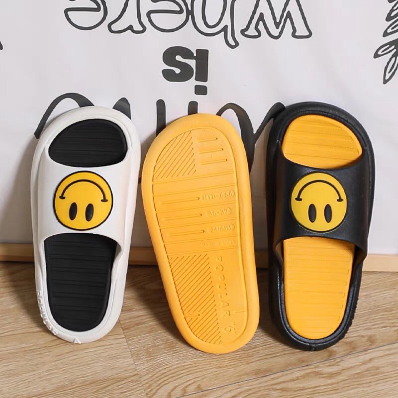 Dép hoạ tiết mặt cười dễ thương Nam nữ