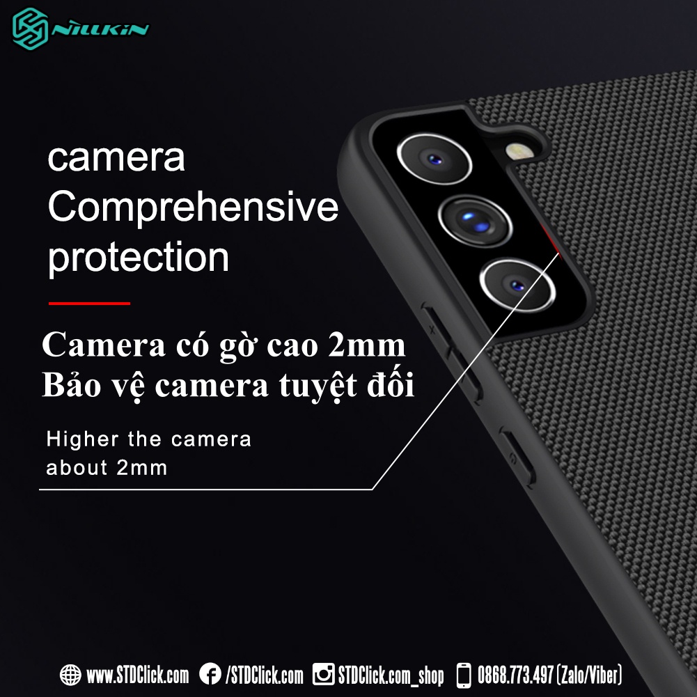 ỐP LƯNG SAMSUNG GALAXY S22 PLUS 5G NILLKIN TEXTURED NYLON FIBER CHÍNH HÃNG