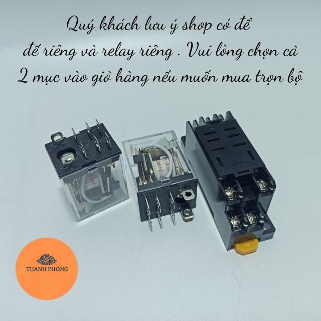 Rơ Le Trung Gian 8 Chân 14 Chân Relay MY4N LY2N 220V 24VDC