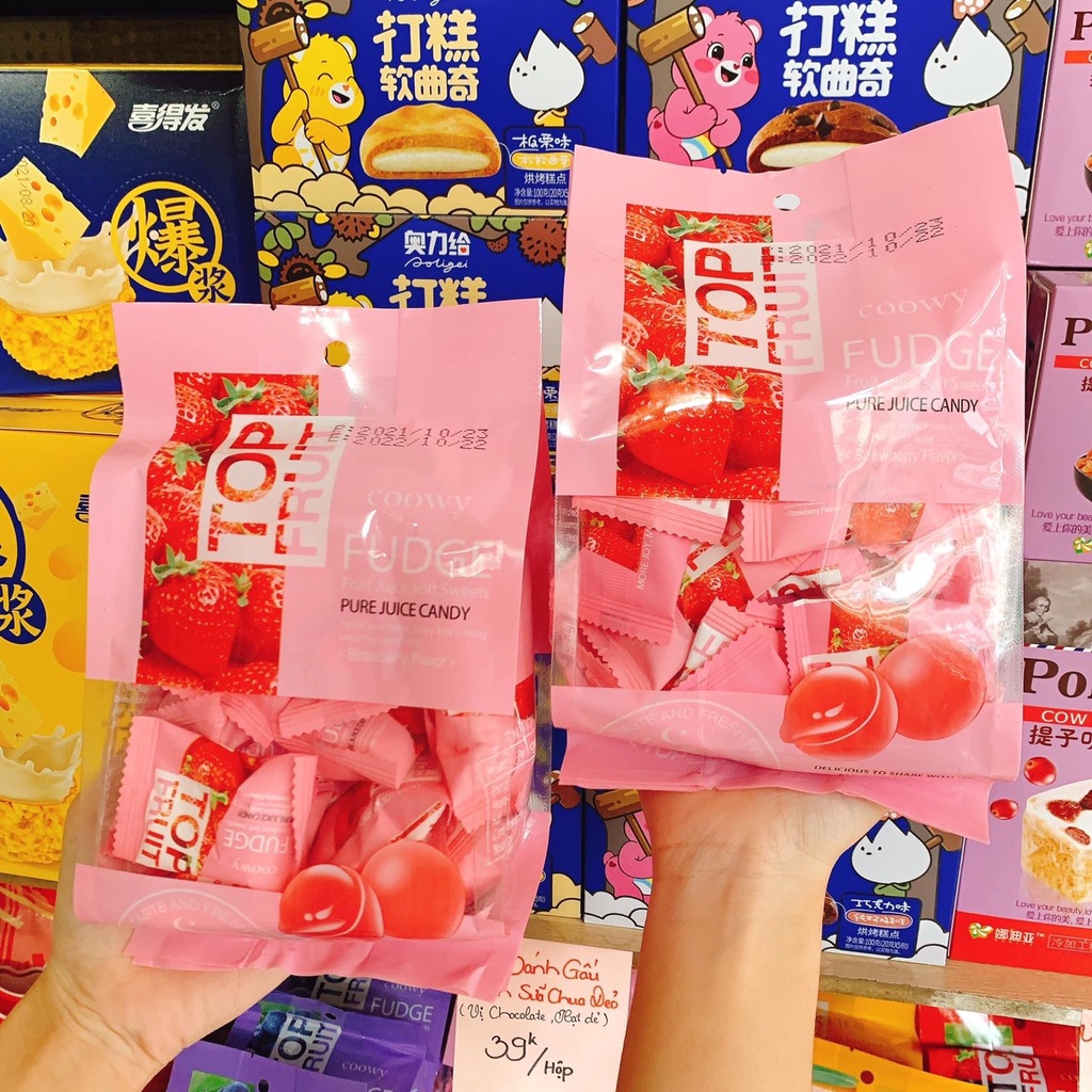 Kẹo Dẻo Trái Cây Top Fruit 320g 32k/ gói