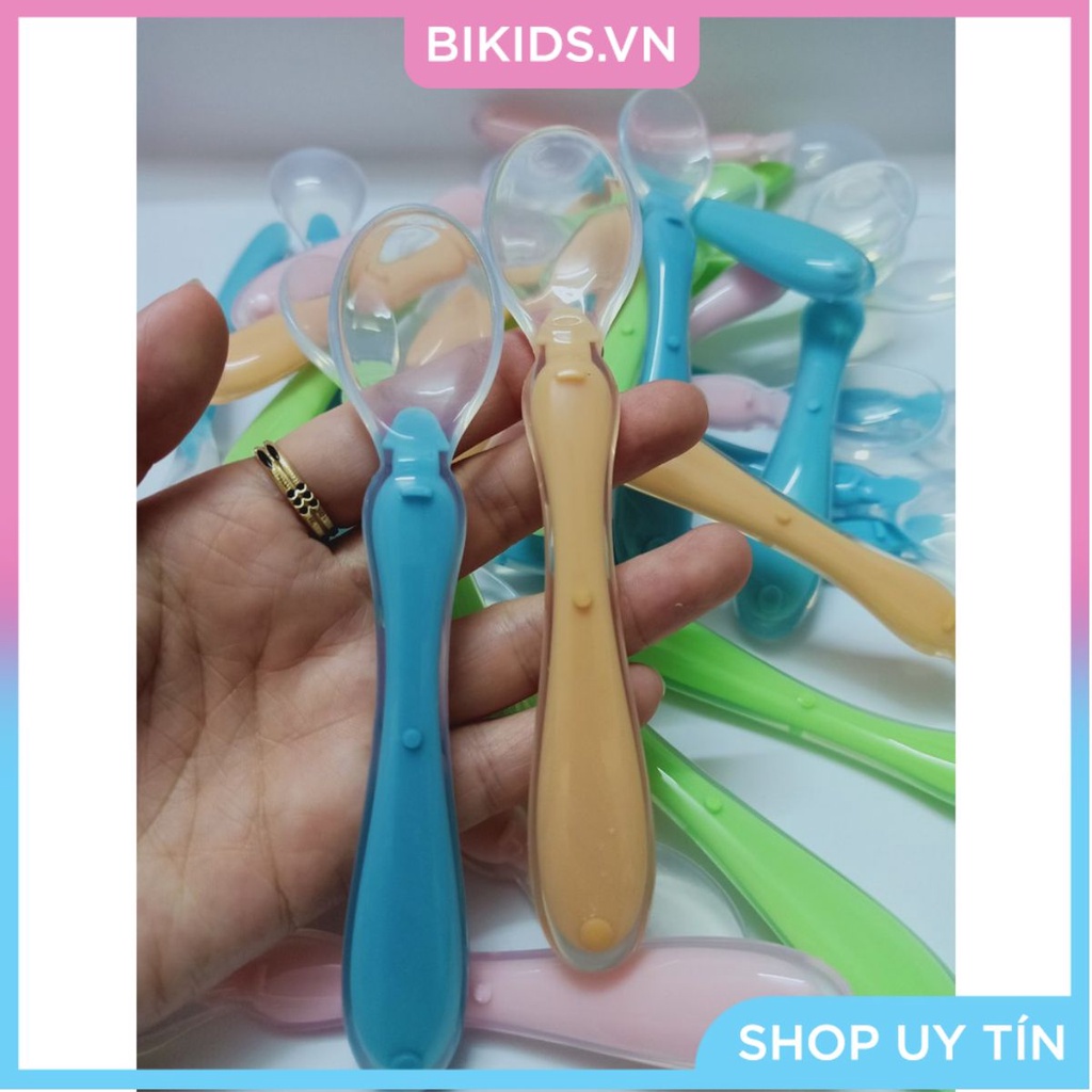 Thìa mềm silicone cho bé ăn dặm