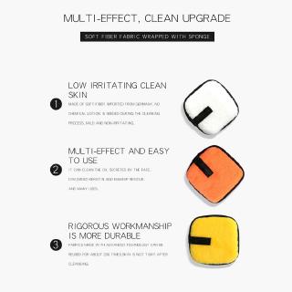 Microfiber Pad Remover Soft Towel Face Cleansing Makeup Puff Beaty Tools