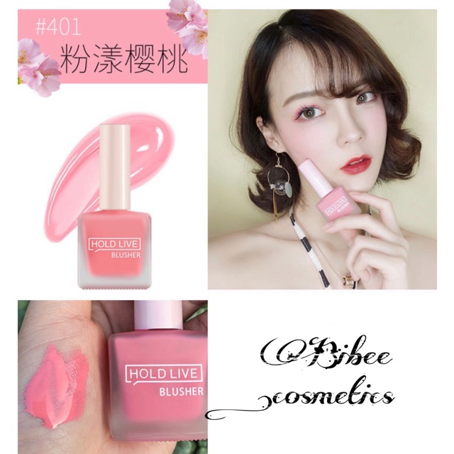 Má Hồng Kem Holdlive Fruit Juice Blusher hồng baby siêu xinh