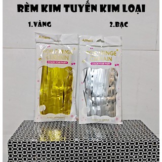 Rèm kim tuyến kim loại trang trí sinh nhật 1mx2m