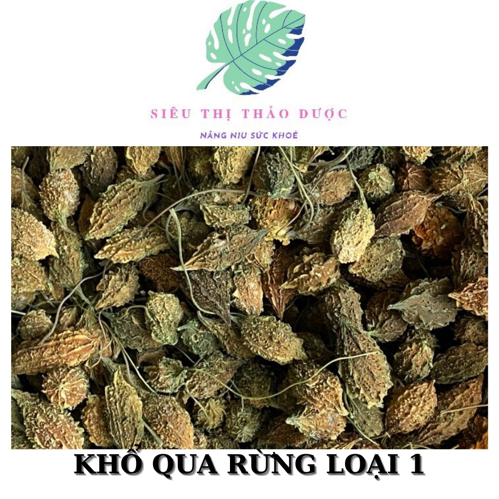 Khổ qua ( mướp đắng ) rừng nguyên trái sấy khô loại 1 hỗ trợ tiểu đường, giảm cân, làm trà tốt cho sức khoẻ