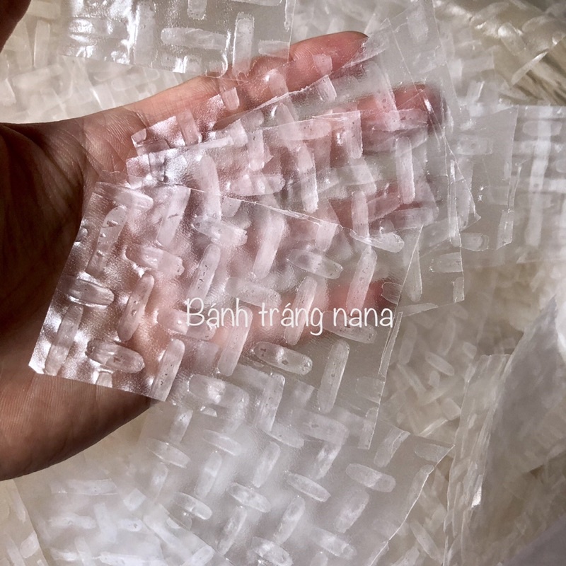 500 gram Bánh tráng siêu mỏng cắt nhỏ bao đẹp không vụn.