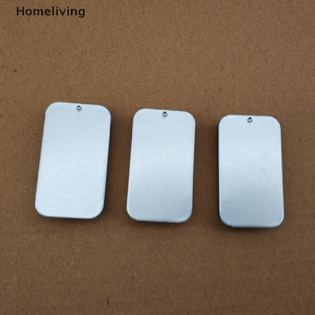 Bộ 3 Hộp Thiếc Đựng Thuốc / Trang Sức Có Nắp Trượt Tiện Dụng