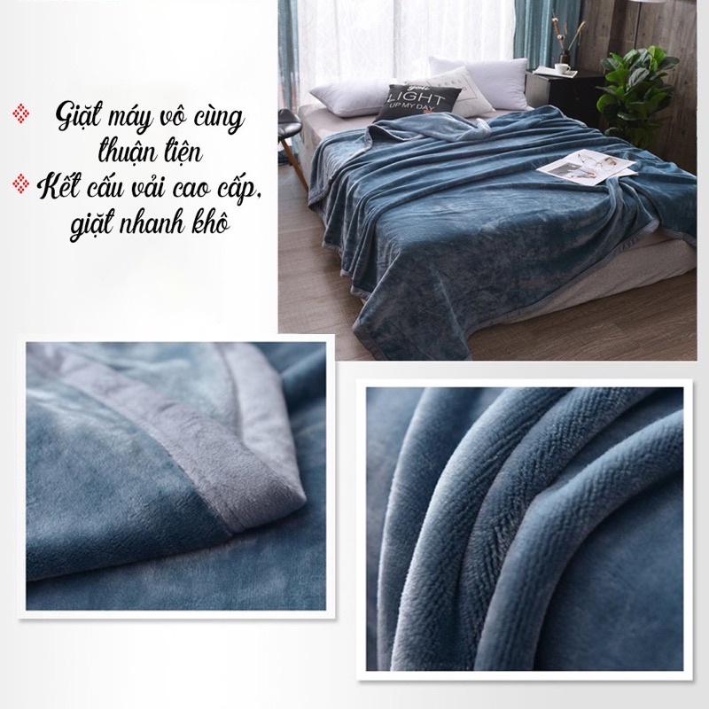 Chăn Lông Thỏ ULTIMATE BLANKET siêu mềm mịn , Chăn văn phòng siêu nhẹ 2mx2m3