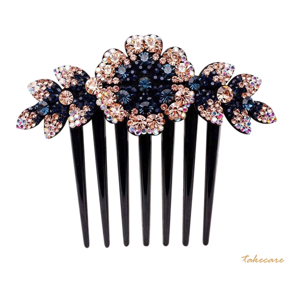 Lược Cài Tóc Đính Đá Pha Lê