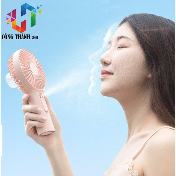 [Hàng Chính Hãng] Quạt mini cầm tay phun sương tạo ẩm 2 in 1 Jisulife F9 | BigBuy360 - bigbuy360.vn