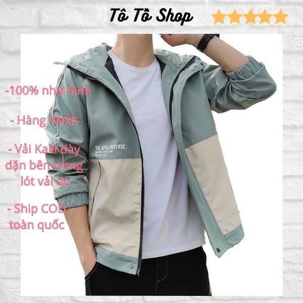 Áo Khoác Kaki Nam ❤️FREESHIP❤️ Áo Khoác Nam Chất Liệu Kaki Dày Dặn 2 Lớp Thời Trang 4 Mùa Hàng VNXK Tô Tồ Shop - AKKKN2