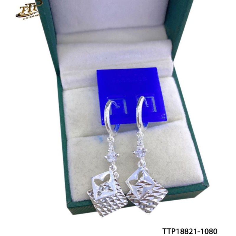 Bông tai bạc ý kiểu-M108