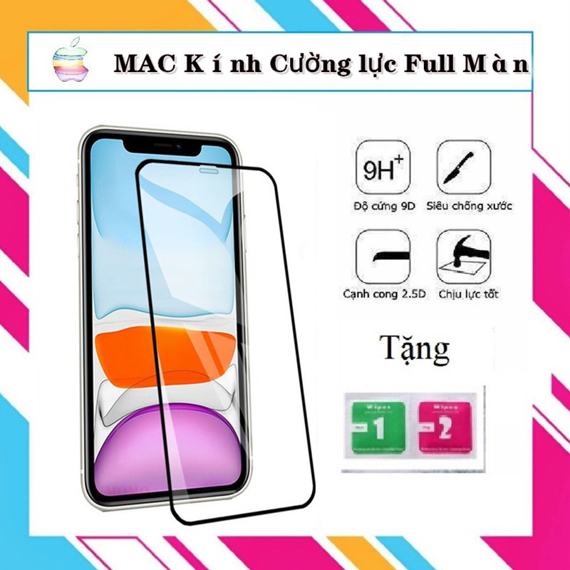 [Loại Xịn] 10D Kính Cường Lực IPhone 6 6s 12 12mini 12 pro 12pro max Full Bóng Chống Bụi Cảm Biến Đủ Các Dòng IPhone [Shappy Shop]