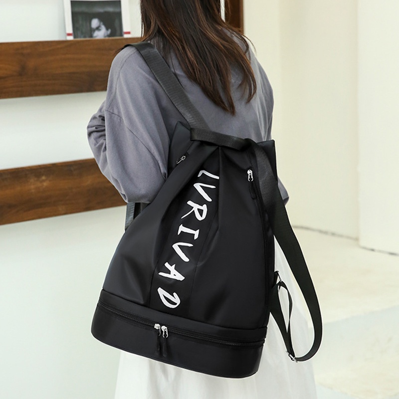 Ba lô thể thao IELGY vải oxford sức chứa lớn thời trang trẻ trung dành cho nữ