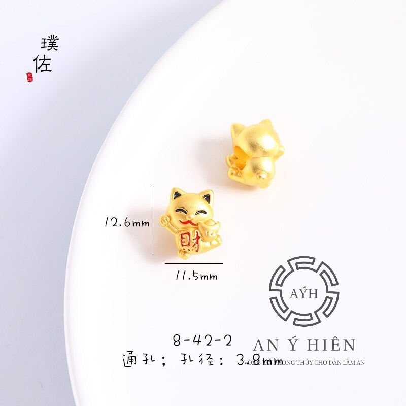 Charm Mèo thần tài đón lộc #C514 ( An Ý Hiên)