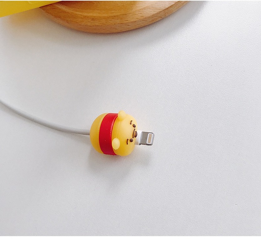 Phụ Kiện Bảo Vệ Dây Cáp Hình Hoạt Hình Dễ Thương Cho Iphone