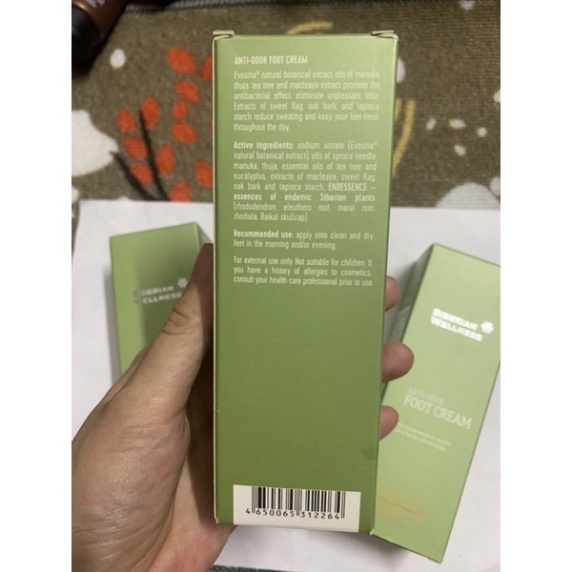 SBR Kem làm bay mùi cho chân SIBERIAN WELLNESS Anti-Odor Foot Cream