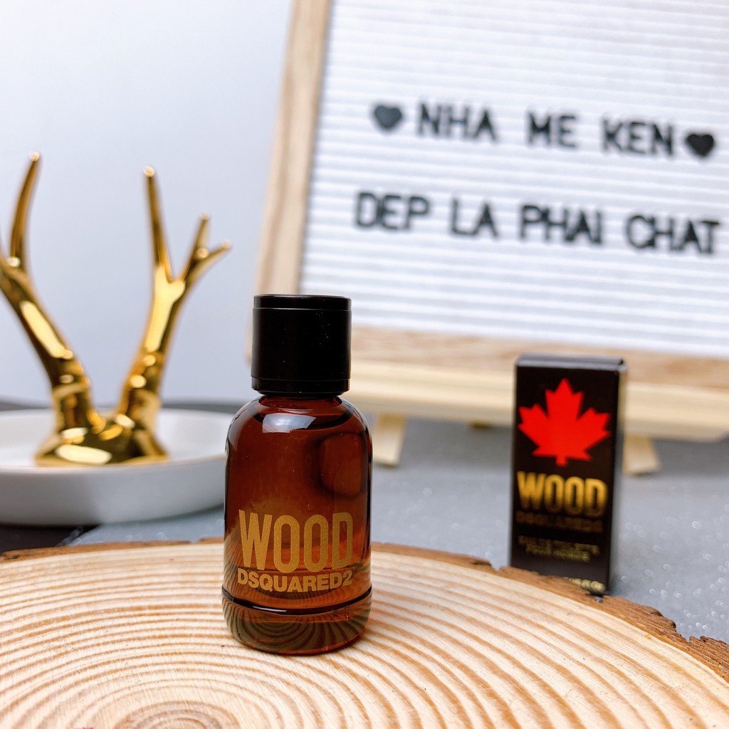 🌠 Nước hoa mini Dsquared2 Wood Pour Homme 5ml FullBox 🌠Mia Store 🌠