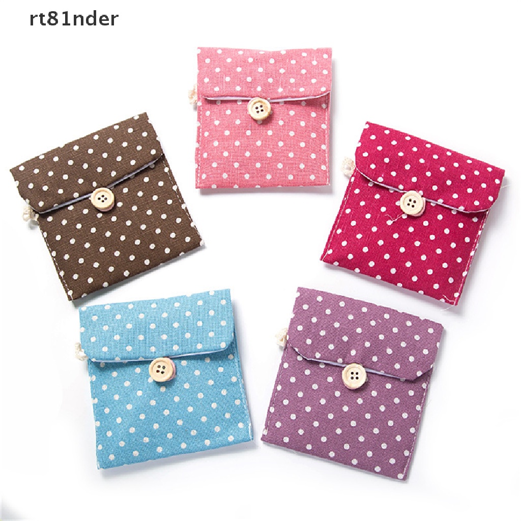 Rt Túi Đựng Khăn Giấy Vệ Sinh / Mỹ Phẩm Tampon Nhỏ Gọn Cho Nữ n