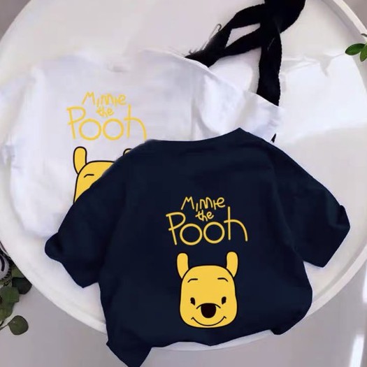 Áo thun bé trai Con Xinh cotton GẤU POOH, áo thun trẻ em từ 5 đến 14 tuổi